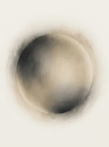 Charcoal Sphere Soft Shadow Study